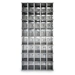 View 50-Door Rear-Loading Private Horizontal Mailbox